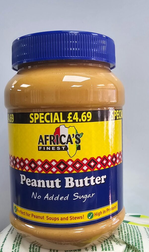 Africa's Finest Peanut Butter (no added sugar) 1kg