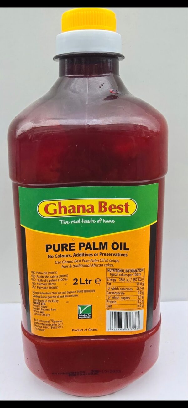 Ghana Best Pure Palm Oil 2L