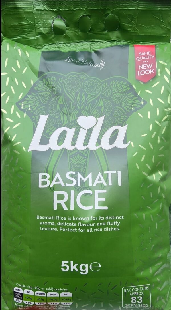 Laila Basmati Rice 5kg