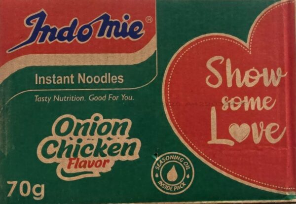 Indomie Instant Noodles Onion Chicken Flavor 70g ( Box of 40)