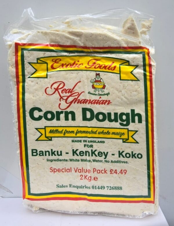 Traditional Ghanaian Corn Dough (2kg)