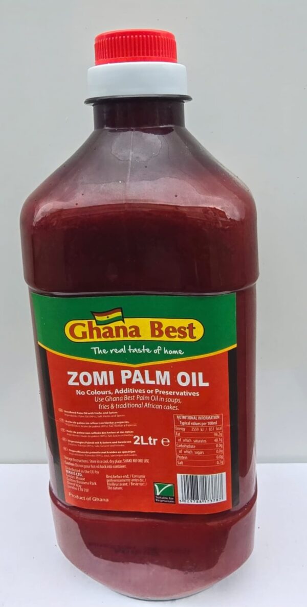 Ghana Best Zomi Palm Oil 2Litres