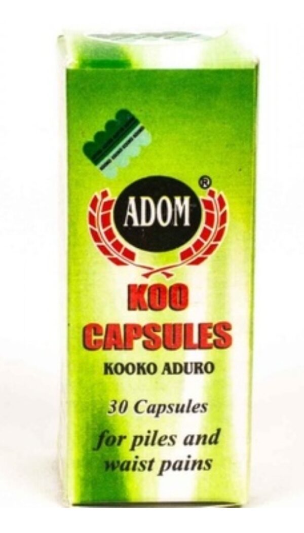 Adom Koo Capsules (Kooko Aduro) - 30caps